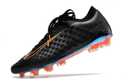 Men's Nike Phantom Ultra Venom FG Firm Ground Low-Tops Football Boots - Black/Orange