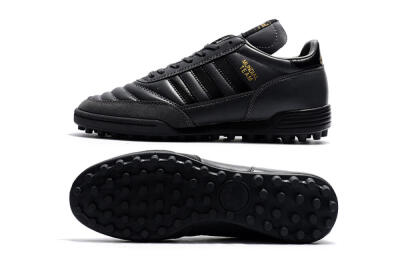 Men's Adidas Mundial Team TF Artificial Turf Low-Tops Football Shoes - Black