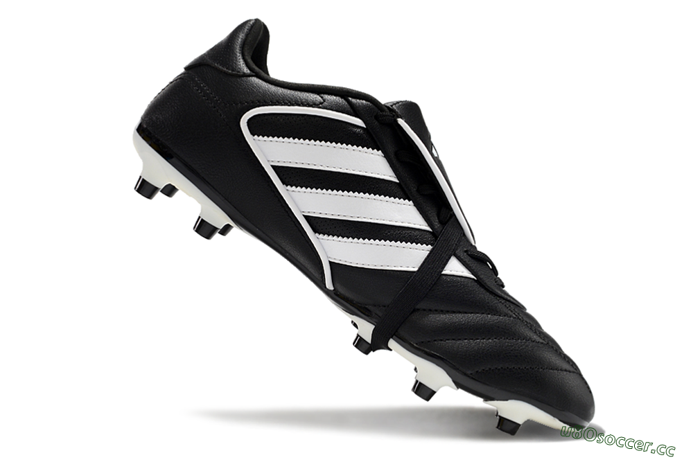 Men's Adidas Copa Gloro 2024 FG Firm Ground Low-Tops Football Boots - Black/White/Beige 4