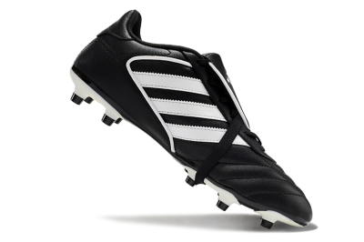 Men's Adidas Copa Gloro 2024 FG Firm Ground Low-Tops Football Boots - Black/White/Beige