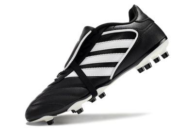 Men's Adidas Copa Gloro 2024 FG Firm Ground Low-Tops Football Boots - Black/White/Beige