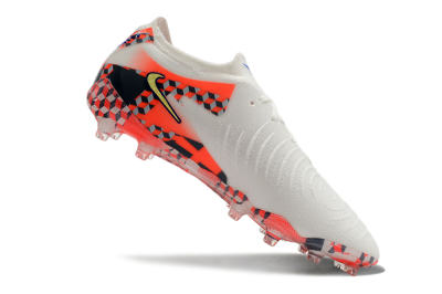 Men's Nike Phantom Luna Elite AG Artificial Grass Low-Tops Football Boots - White/Red/Yellow