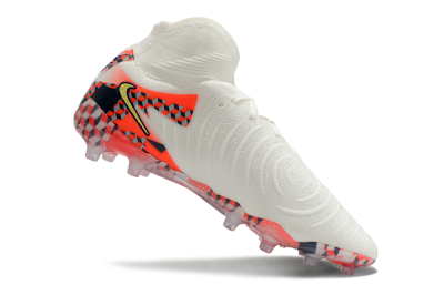 Men's Nike Phantom Luna Elite AG Artificial Grass High-Tops Football Boots - White/Red/Yellow
