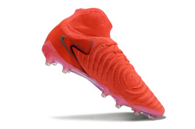 Men's Nike Phantom Luna Elite AG Artificial Grass High-Tops Football Boots - Red/Silver/Gold