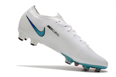 Men's Nike Air Zoom Mercurial Vapor 13 Elite FG Firm Ground Low-Tops Football Boots - White/Red/Blue