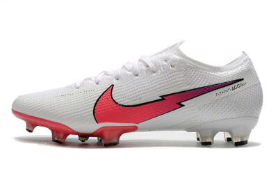 Men's Nike Air Zoom Mercurial Vapor 13 Elite FG Firm Ground Low-Tops Football Boots - White/Red/Blue