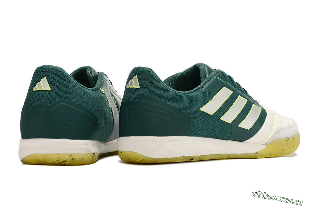 Men's Adidas Top Sala IC Indoor & Futsal Low-Tops Football Shoes - Beige/Grey/Blue/Yellow 6