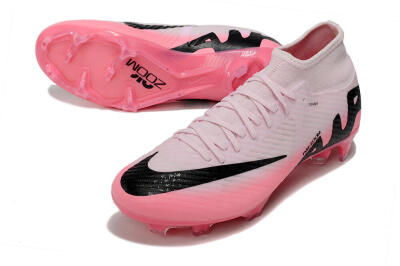 Men's Nike Air Zoom Mercurial Superfly 9 Academy FG Firm Ground High-Tops Football Boots - Pink/Black