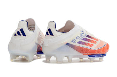 Men's Adidas F50 Adizero FG Firm Ground Low-Tops Football Boots - Red/Blue/White