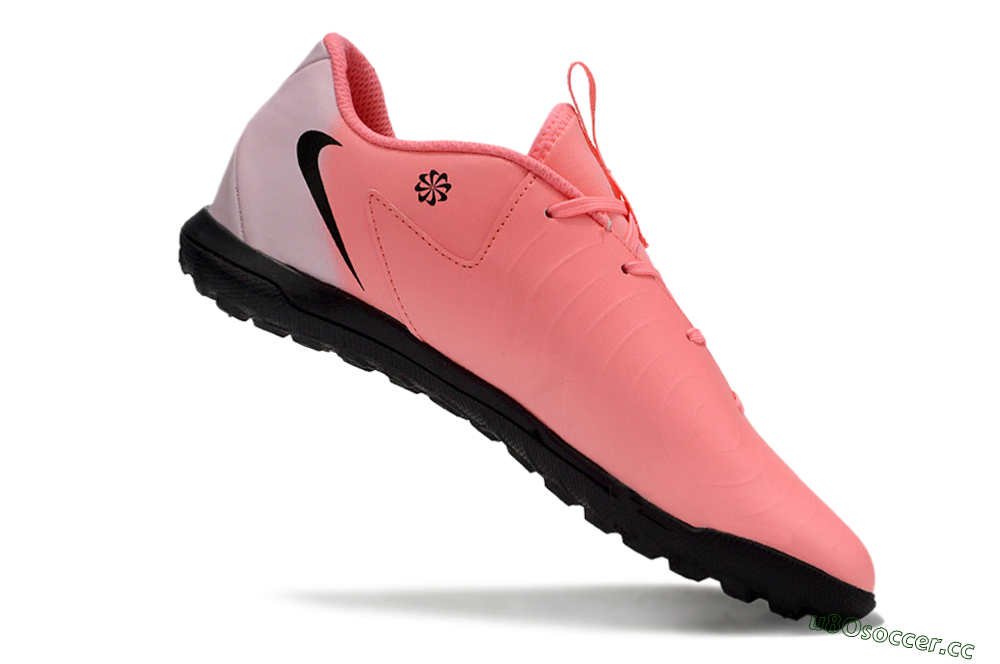 Men's Nike Phantom GX 2 Acad LV8 TF Artificial Turf Low-Tops Football Shoes - Red/Pink/Black 4