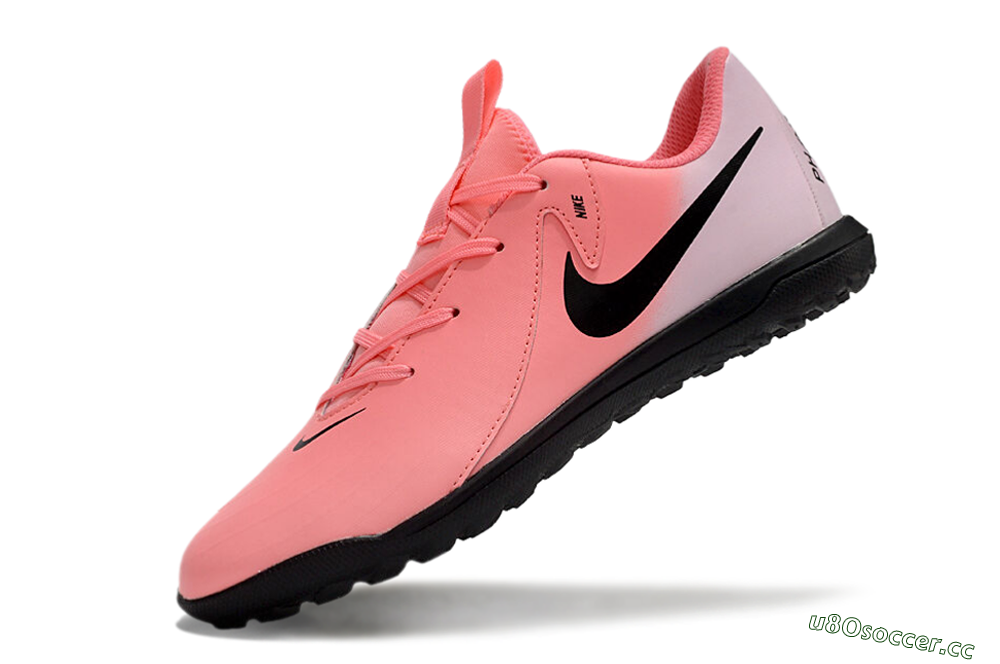 Men's Nike Phantom GX 2 Acad LV8 TF Artificial Turf Low-Tops Football Shoes - Red/Pink/Black 5