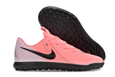 Men's Nike Phantom GX 2 Acad LV8 TF Artificial Turf Low-Tops Football Shoes - Red/Pink/Black