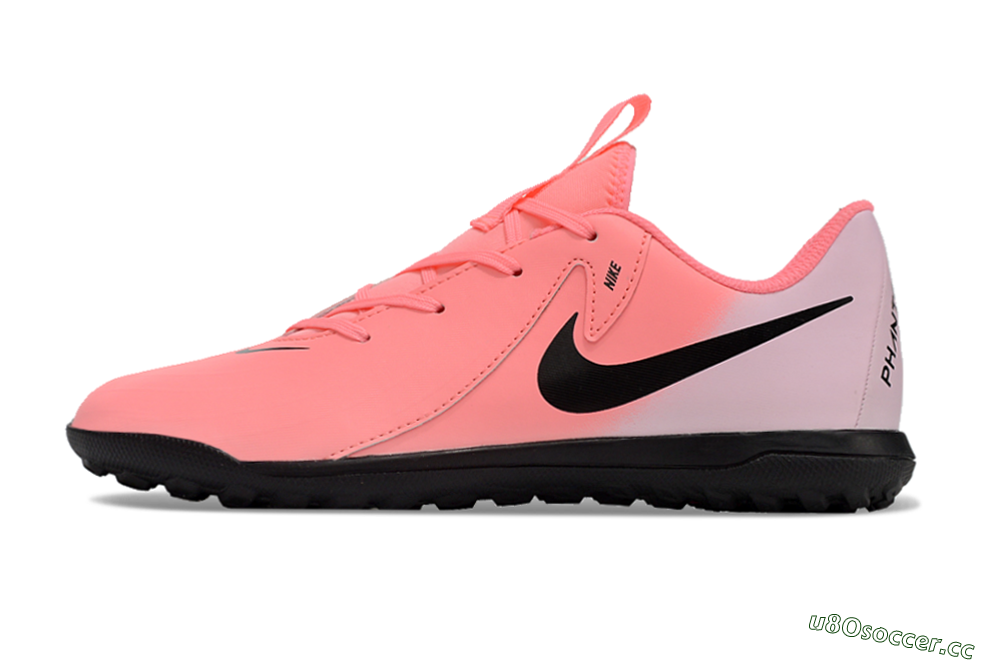 Men's Nike Phantom GX 2 Acad LV8 TF Artificial Turf Low-Tops Football Shoes - Red/Pink/Black 0