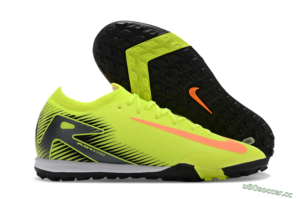 Men's Nike Air Zoom Mercurial Vapor 16 Elite TF Artificial Turf Low-Tops Football Shoes - Yellow/Red/White 2