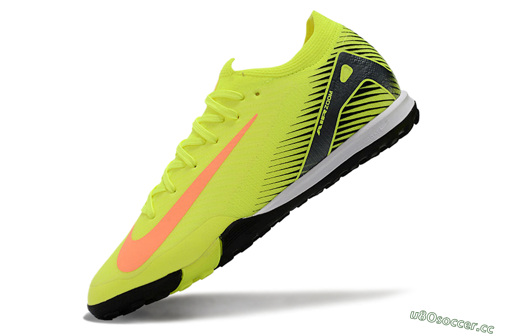 Men's Nike Air Zoom Mercurial Vapor 16 Elite TF Artificial Turf Low-Tops Football Shoes - Yellow/Red/White 5