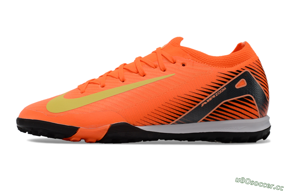 Men's Nike Air Zoom Mercurial Vapor 16 Elite TF Artificial Turf Low-Tops Football Shoes - Red/Yellow/Black 0