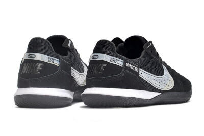 Men's Nike Street Gato IC Indoor & Futsal Low-Tops Football Shoes - Black/White