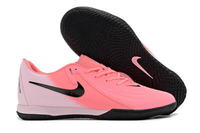 Men's Nike Phantom GX 2 Acad LV8 IC Indoor & Futsal Low-Tops Football Shoes - Red/Pink/Black
