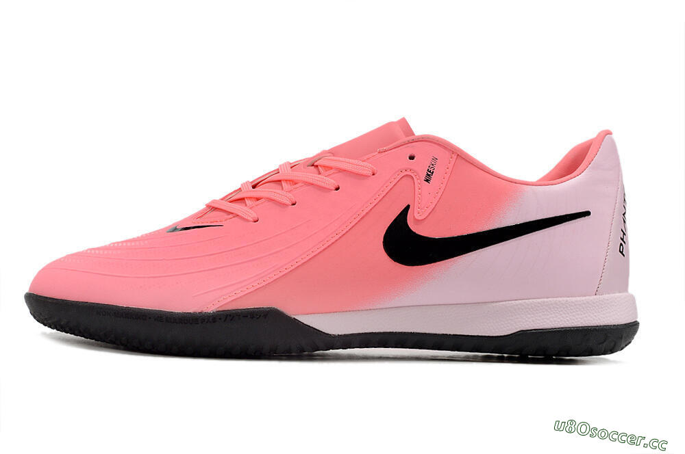 Men's Nike Phantom GX 2 Acad LV8 IC Indoor & Futsal Low-Tops Football Shoes - Red/Pink/Black 0
