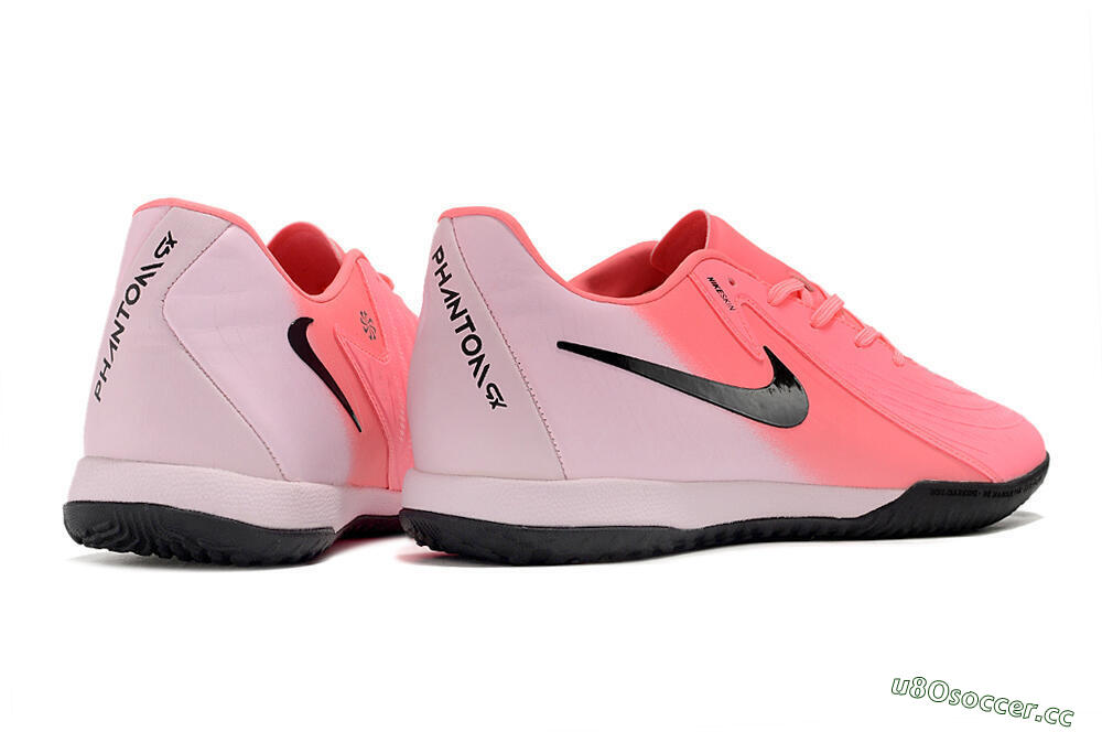 Men's Nike Phantom GX 2 Acad LV8 IC Indoor & Futsal Low-Tops Football Shoes - Red/Pink/Black 6