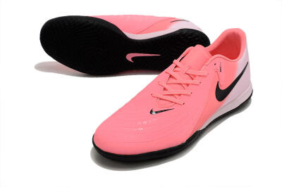 Men's Nike Phantom GX 2 Acad LV8 IC Indoor & Futsal Low-Tops Football Shoes - Red/Pink/Black