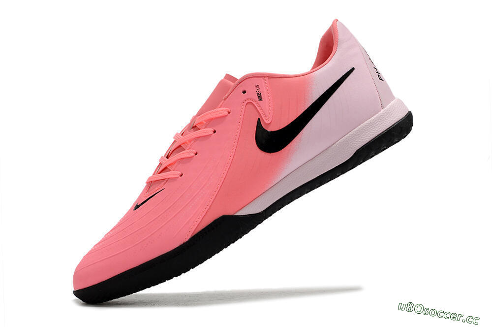 Men's Nike Phantom GX 2 Acad LV8 IC Indoor & Futsal Low-Tops Football Shoes - Red/Pink/Black 5