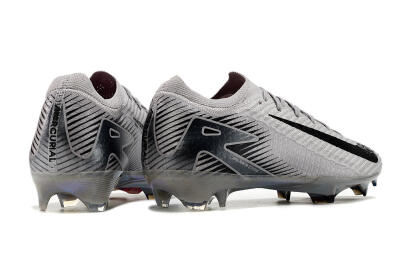 Men's Nike Air Zoom Mercurial Vapor 16 Elite FG Firm Ground Low-Tops Football Boots - Grey/Black/Gold