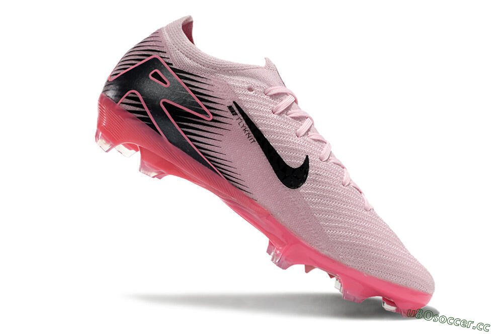 Men's Nike Air Zoom Mercurial Vapor 16 Elite FG Firm Ground Low-Tops Football Boots - Pink/Black 4