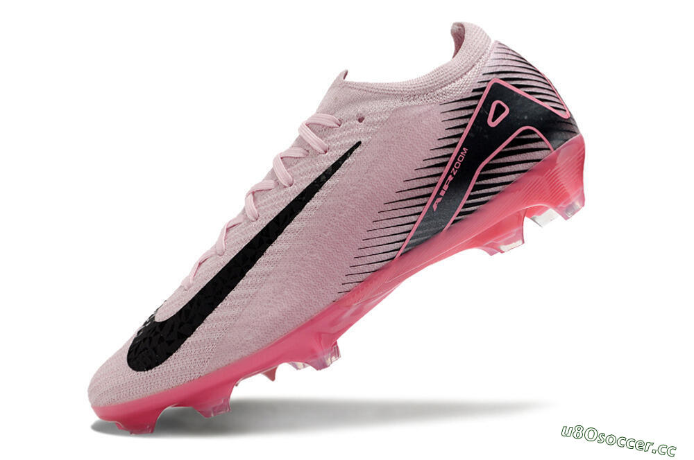 Men's Nike Air Zoom Mercurial Vapor 16 Elite FG Firm Ground Low-Tops Football Boots - Pink/Black 5