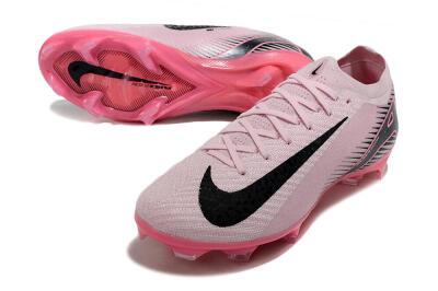 Men's Nike Air Zoom Mercurial Vapor 16 Elite FG Firm Ground Low-Tops Football Boots - Pink/Black