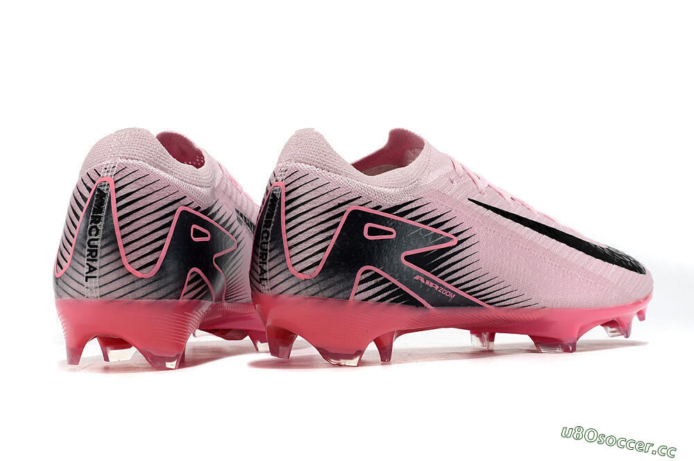 Men's Nike Air Zoom Mercurial Vapor 16 Elite FG Firm Ground Low-Tops Football Boots - Pink/Black 6