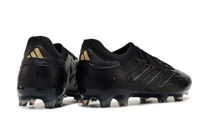 Men's Adidas Copa Pure 2+ FG Firm Ground Low-Tops Football Boots - Black/Gold/Blue