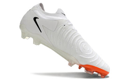 Men's Nike Phantom Luna Elite NU FG Firm Ground Low-Tops Football Boots - White/Black/Orange