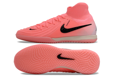 Men's Nike Phantom Luna Elite NU IC Indoor & Futsal High-Tops Football Shoes - Pink/Black