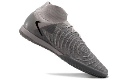 Men's Nike Phantom Luna Elite NU IC Indoor & Futsal High-Tops Football Shoes - Grey/Black/White
