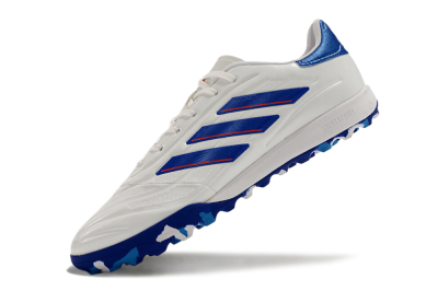 Men's Adidas Copa Pure.3 TF Artificial Turf Low-Tops Football Shoes - White/Blue/Red