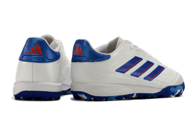 Men's Adidas Copa Pure.3 TF Artificial Turf Low-Tops Football Shoes - White/Blue/Red