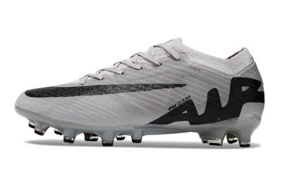 Men's Nike Air Zoom Mercurial Vapor 15 Elite AG Artificial Grass Low-Tops Football Boots - Grey/Black/Pink