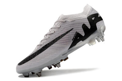 Men's Nike Air Zoom Mercurial Vapor 15 Elite SG Soft Ground Low-Tops Football Boots - Grey/Black/Pink
