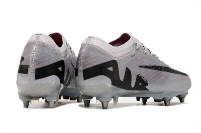Men's Nike Air Zoom Mercurial Vapor 15 Elite SG Soft Ground Low-Tops Football Boots - Grey/Black/Pink