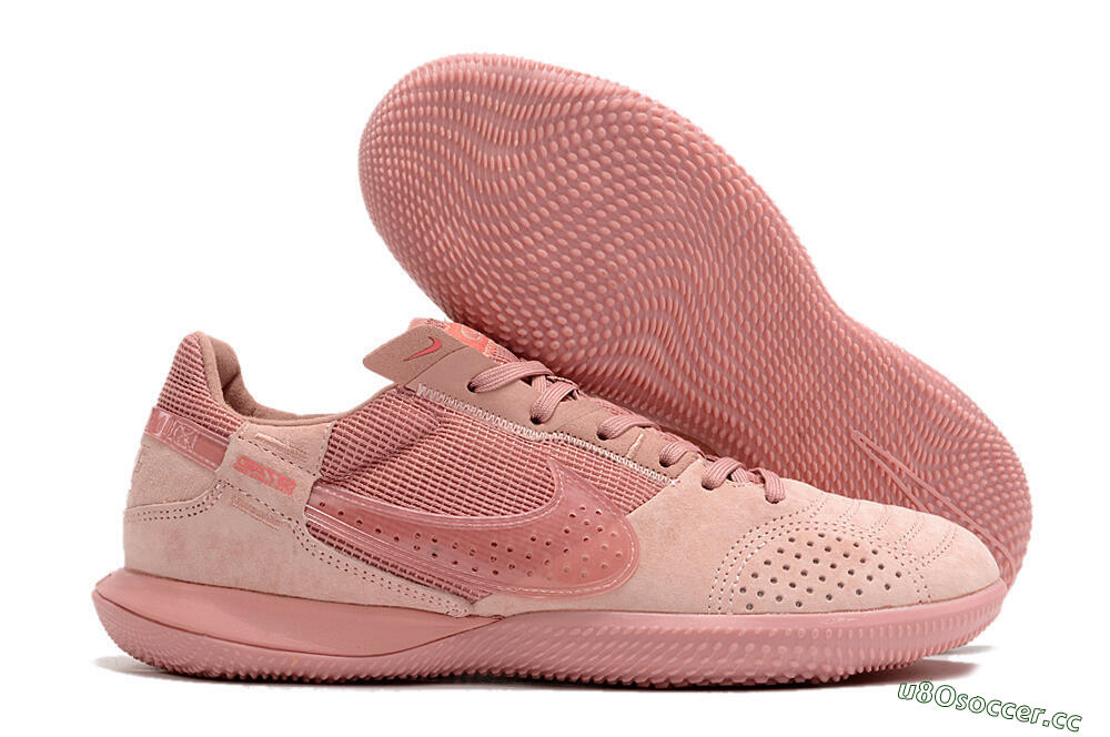 Men's Nike Street Gato IC Indoor & Futsal Low-Tops Football Shoes - Pink/Pink/Pink 2