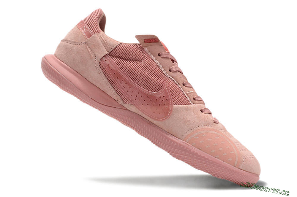 Men's Nike Street Gato IC Indoor & Futsal Low-Tops Football Shoes - Pink/Pink/Pink 4