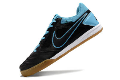 Men's Supre x Nike SB Gato IC Indoor & Futsal Low-Tops Football Shoes - Black/Blue/White