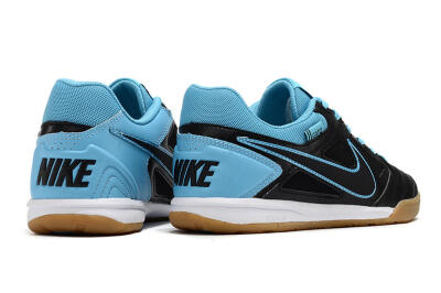 Men's Supre x Nike SB Gato IC Indoor & Futsal Low-Tops Football Shoes - Black/Blue/White
