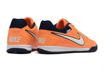 Men's Supre x Nike SB Gato IC Indoor & Futsal Low-Tops Football Shoes - Orange/White/Blue