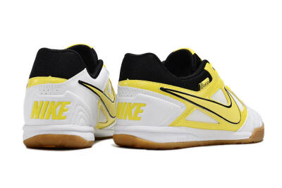 Men's Supre x Nike SB Gato IC Indoor & Futsal Low-Tops Football Shoes - White/Yellow/Black