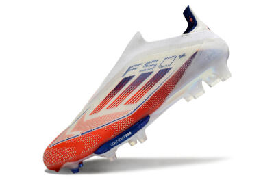 Men's Adidas F50 Adizero FG Firm Ground Low-Tops Football Boots - Red/White/Blue
