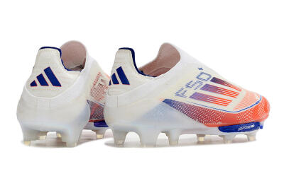 Men's Adidas F50 Adizero FG Firm Ground Low-Tops Football Boots - Red/White/Blue