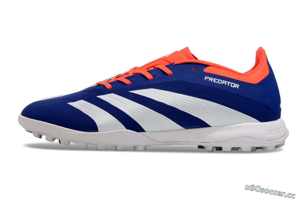 Unisex Adidas Predator 24 Elite TF Artificial Turf Low-Tops Football Shoes - Blue/White/Red 0