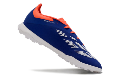Unisex Adidas Predator 24 Elite TF Artificial Turf Low-Tops Football Shoes - Blue/White/Red